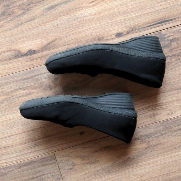 Some sensibility black slip on wedge shoes - Picture 4 of 8